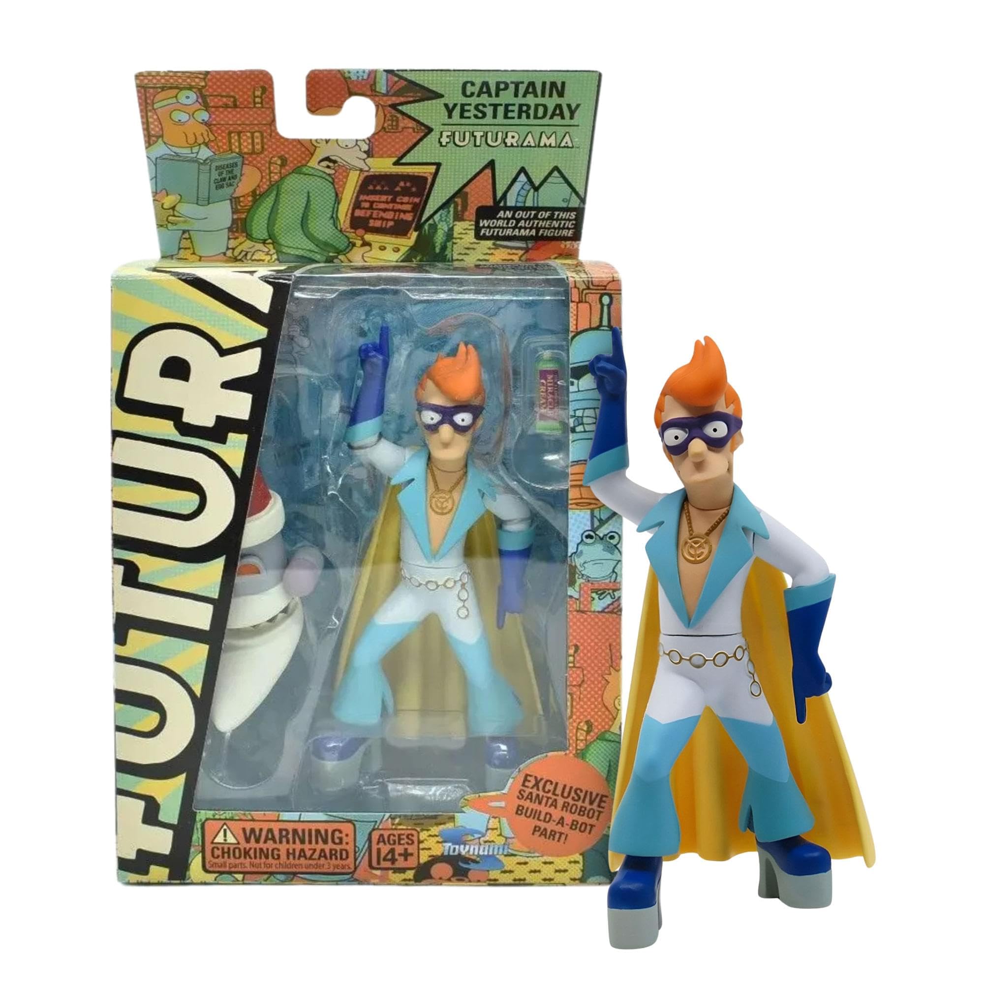 Amazon.com: Futurama Toynami Series 4 Action Figure Fry as Captain
