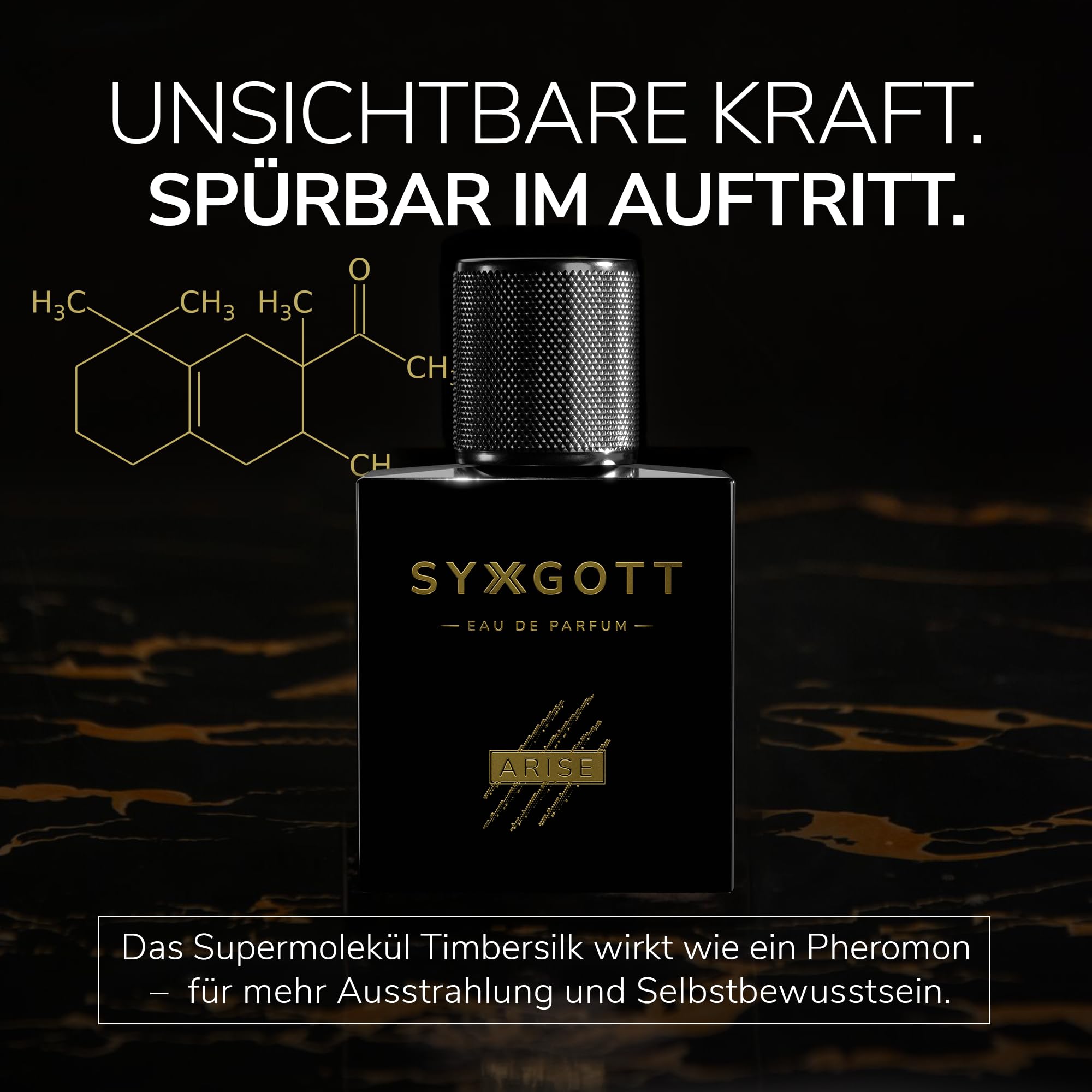SYXGOTT ARISE Männerparfum mit Pheromon Öl | Eau de Parfum für Herren | Parfumprobe gratis | frisch und fruchtig | perfekter Frühling & Sommerduft