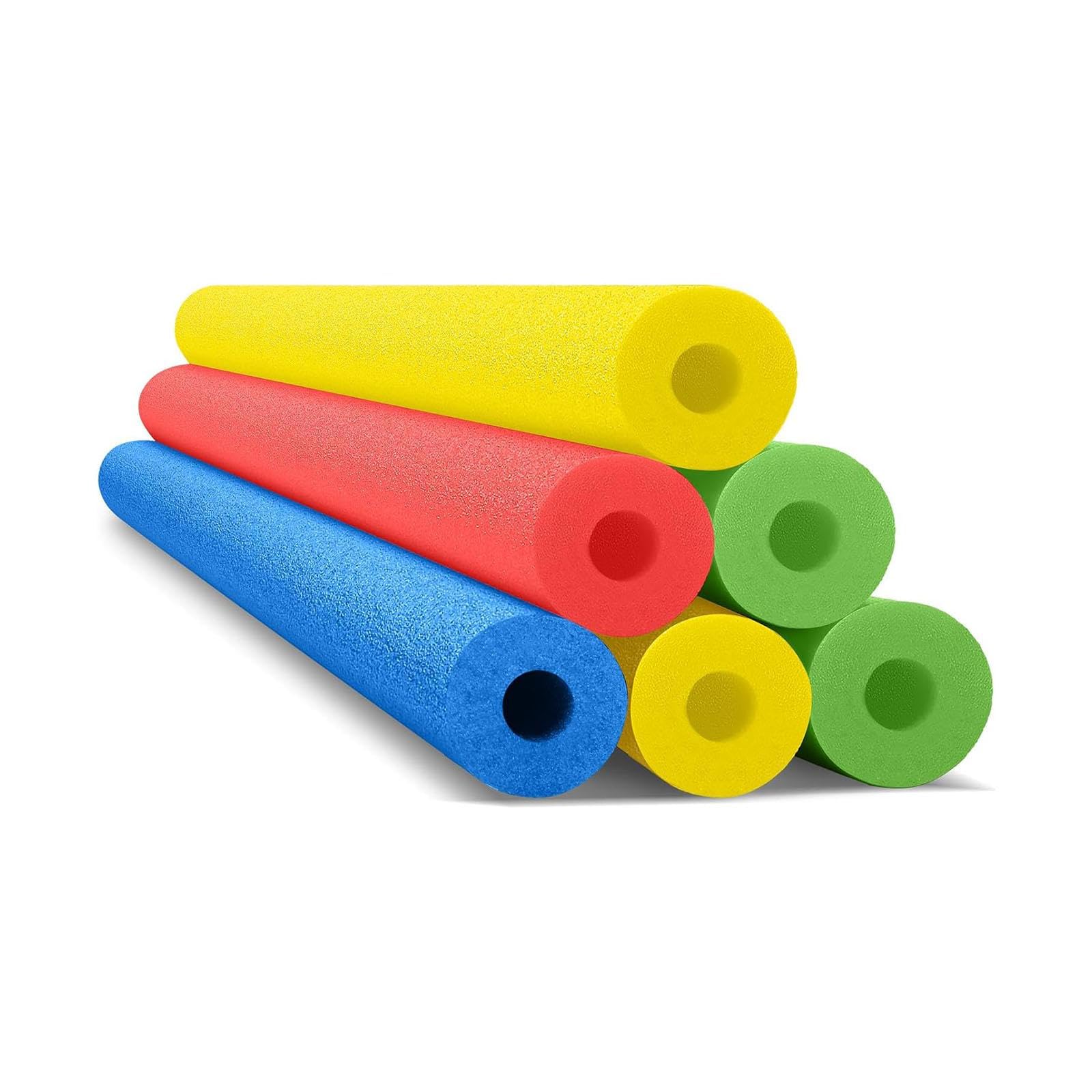 Set di 6 Tubi Galleggianti per Piscina, Ideali per Imparare a Nuotare, Realizzati in Morbida E Confortevole Schiuma, Adatti a Bambini E Adulti, per At, 6 Pezzi, 4 Colori