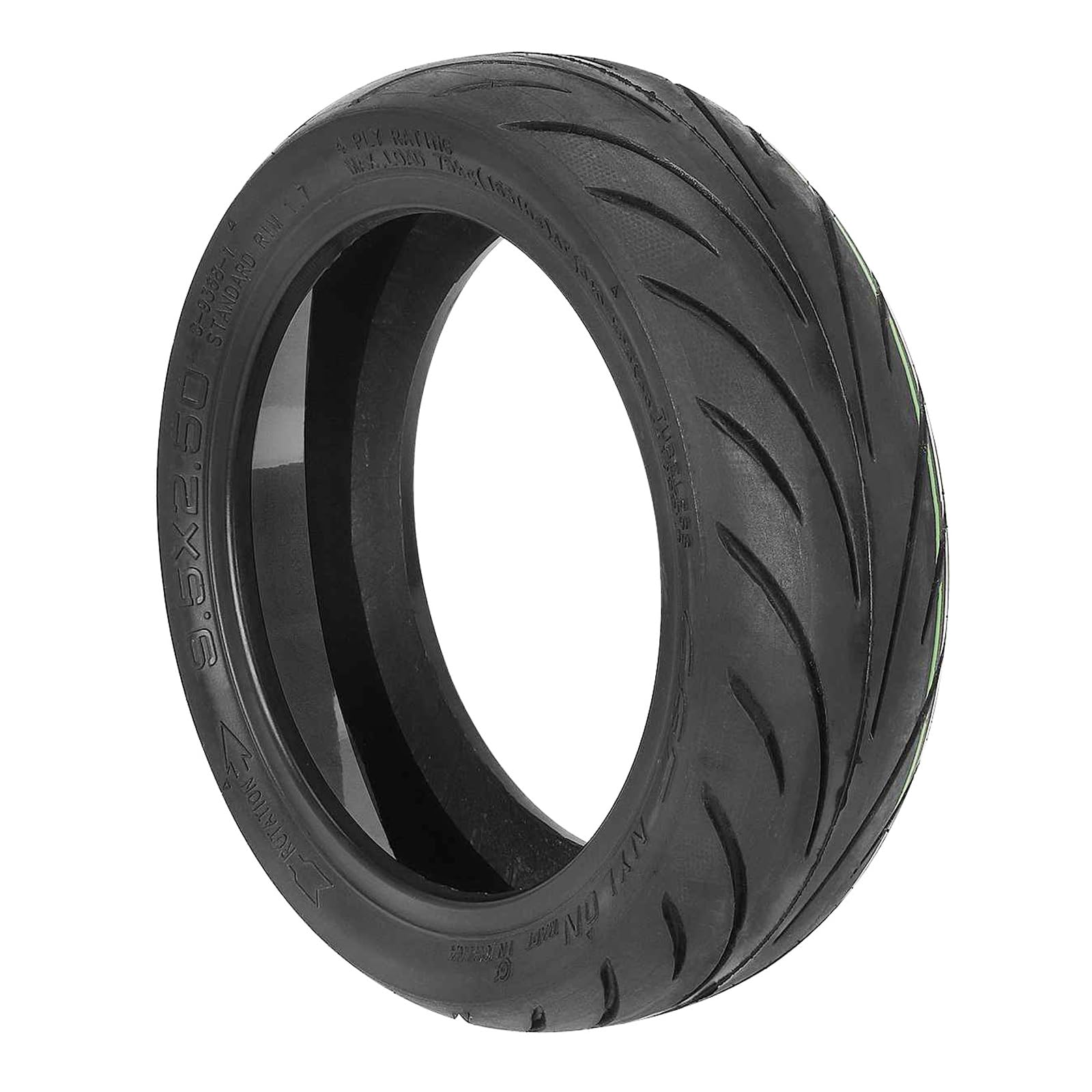 Pneumatici autoparanti da 9,5 x 2,50 pollici per NIU KQi3 Sports/Pro/Max, pneumatici senza camera da 9,5 pollici, auto-parazione, ruote di scorta con valvola (2 pezzi)