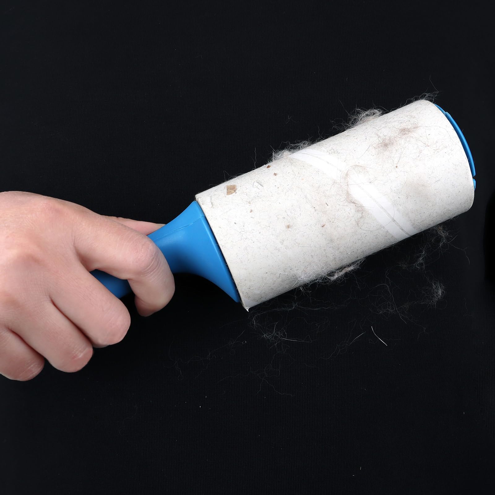 Riesiger Tierhaarroller, 11,7 cm, kompatibel mit Evercare Riesen-Fusselrollen und T-Griff-Fusselroller, extra klebrig, 60 Blatt pro Nachfüllung, 6 Stück, insgesamt 360 Blatt