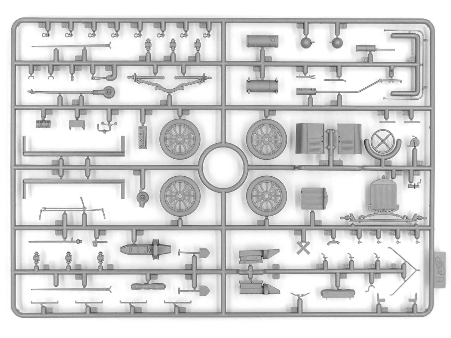 ICM ICM35669-1:35 Modell T RNAS Panzer Auto