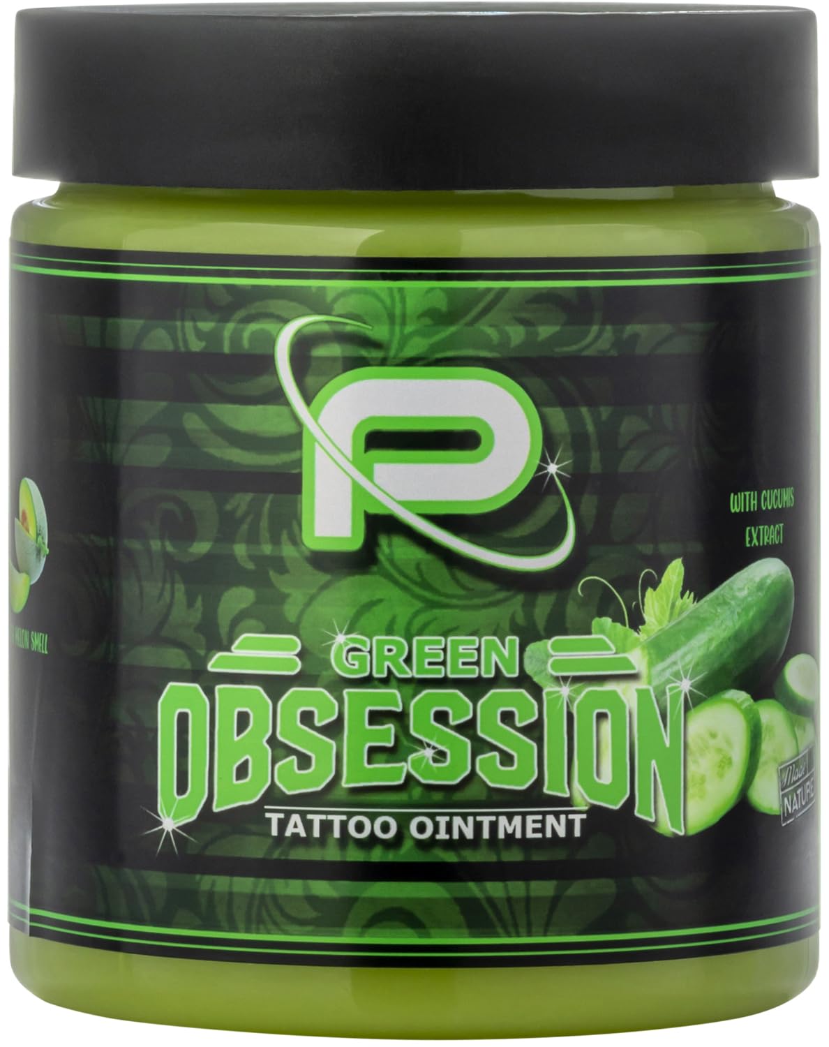 Proton - Colours Obsession - Motyl tatuażu - Made by Nature - Green - 250 ml / 8,5 uncji Krem do tatuażu i utwardzania, zielony