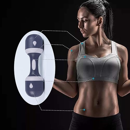 Miniatura 5 de Nice C Mancuernas ajustables, opciones todo en 1 de neopreno, antideslizantes, multiusos, hogar, gimnasio, oficina