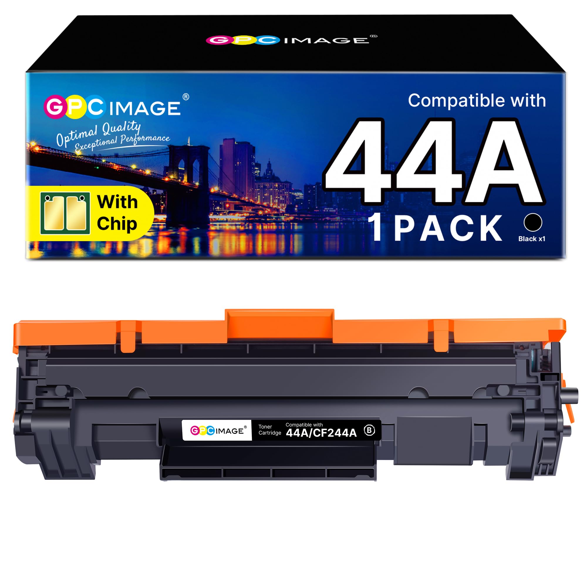 GPC Image 44A Toner Cartridges Compatible for HP CF244A for M15w M28w 1Pack