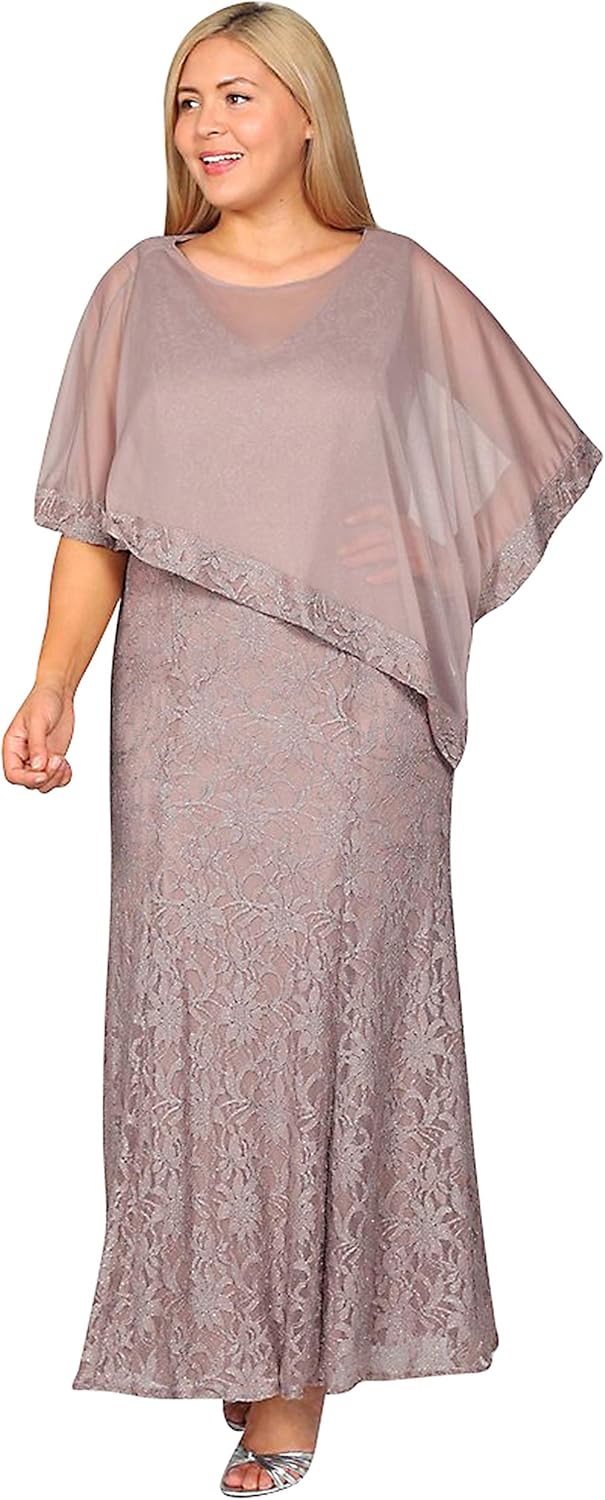 Cape dress mother of the bride Clearance