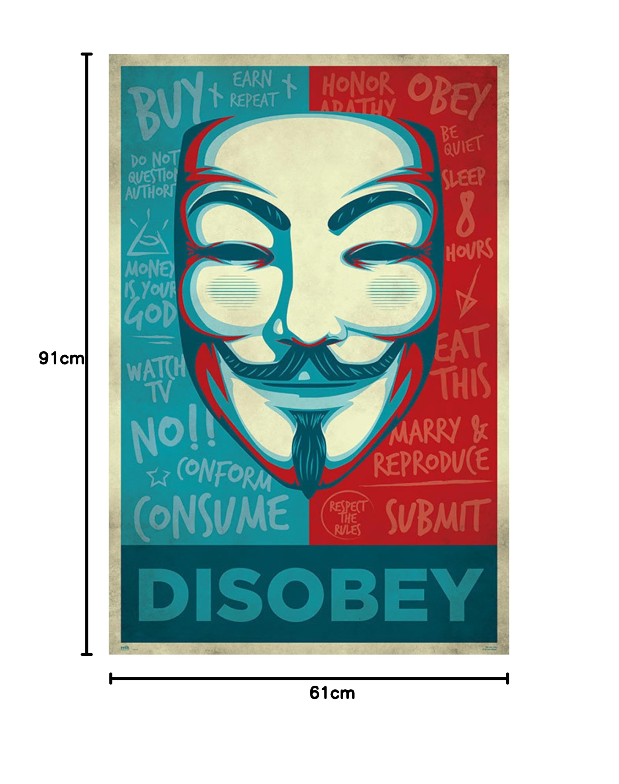 Grupo Erik Poster 61x91 Cm – Offiziell Lizenziert – Hochglanz 150 G/m² – Deko Für Wohnzimmer, Büro Oder Als Geschenk