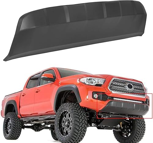 Miniatura 8 de Labwork Panel de cenefa de parachoques delantero inferior de repuesto negro para Toyota Tacoma TO1095205 5391104210 2016 2017 2018 2019 2020