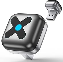 Ultra Mini Android Auto & CarPlay Wireless Adapter, Latest A9 Chip 5.8GHZ WiFi, 5.4 Bluetooth, 3-5s Auto Connect, USB-C/USB-A/Extension Cable, Compatible with iOS10+, Android 10+, CE/ROHS/FCC