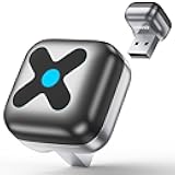 Ultra Mini Android Auto & CarPlay Wireless Adapter, Latest A9 Chip 5.8GHZ WiFi, 5.4 Bluetooth, 3-5s Auto Connect, USB-C/USB-A/Extension Cable, Compatible with iOS10+, Android 10+, CE/ROHS/FCC