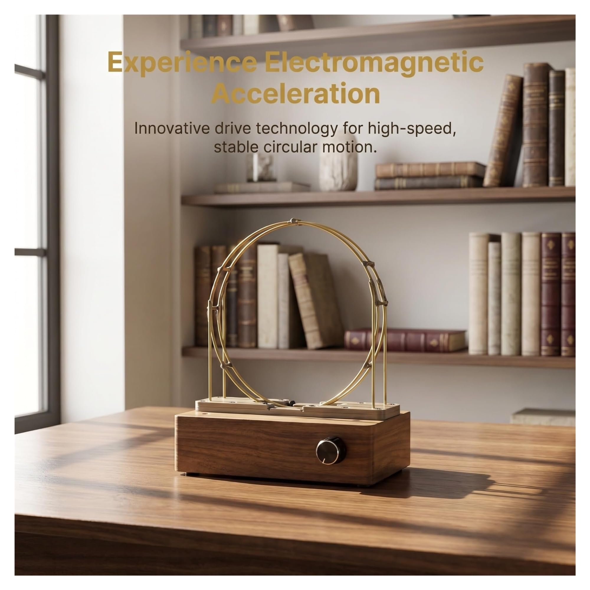 Modelo de demostración de física de ciclotrón electromagnético, Acelerador de Bobina Circular de Bricolaje con Control Inteligente, Dispositivo de Experimento de Movimiento perpetuo