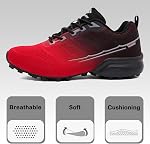 Trail Running Shoes Mens Trekking Hiking Shoes Outdoor Walking Sports Sneakers Lightweight Non-Slip All-Terrain Athletic Cross Training Shoes