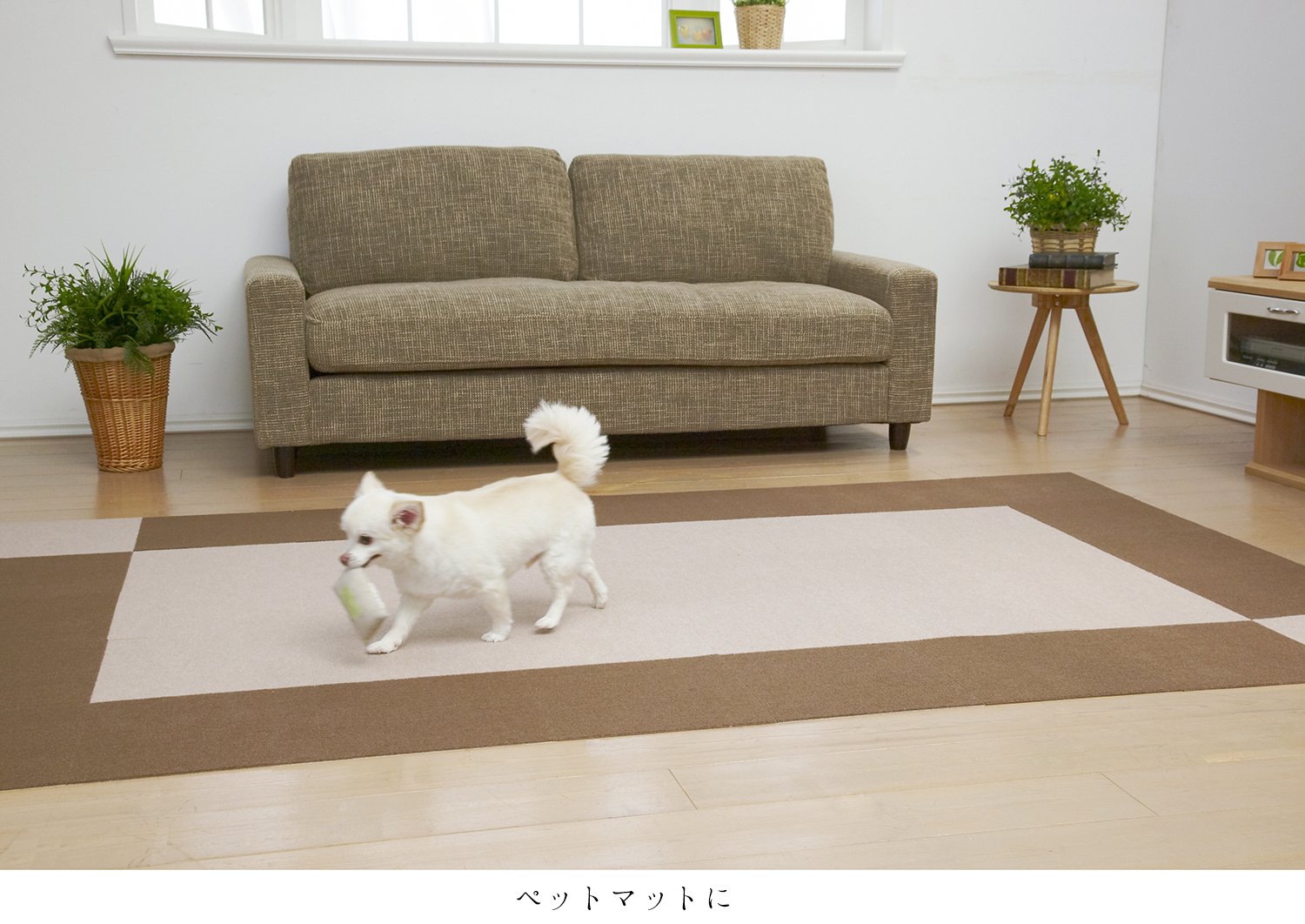 Amazon｜【日本製 撥水 消臭 洗える】サンコー ずれない タイル 