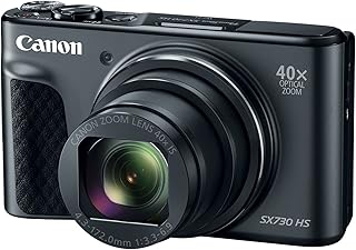 Canon SX730 Black PowerShot Digital Camera with 3" LCD, Black