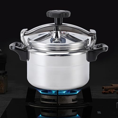 Miniatura 5 de Olla a presión de acero inoxidable, olla de presión inferior compuesta universal con válvulas de seguridad para cocinas de gas, placas de cocina de