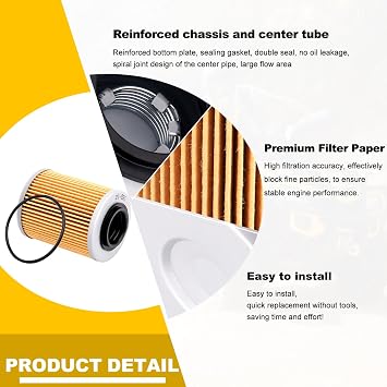 3PCS 420956123 420956120 Oil Filter for Can Am Maverick X3 2017-2023