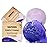 Sulfate Free Brass Toning Purple Shampoo Bar and Conditioner Set for Blonde, Bleached, Silver, or Brown Hair, Neutralizes Brassy Yellow Orange Tones, 6 oz