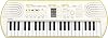 Casio SA-80H5 Mini-Keys 44 key keyboard in White with lime green base and Rhythm Warriors animated online lessons
