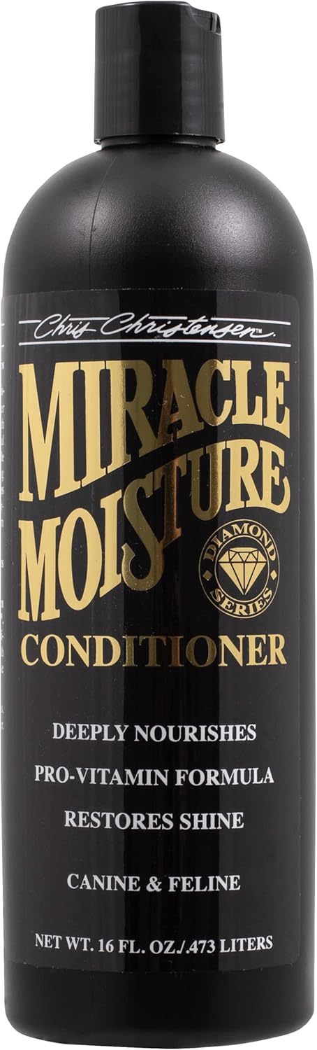 Chris Christensen Shampoo & Conditioner Bundle - Miracle Repair Shampoo, Moisture Conditioner, Groom Like a Professional, Made in USA