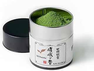 TAGASHIRA CHAHO "Saga no Mukashi" Uji Matcha Green Tea Powder (30g/1.06oz) - Hand-picked First Harvest, Stone Milled, Authentic Ceremonial Grade, 100% Product of Japan
