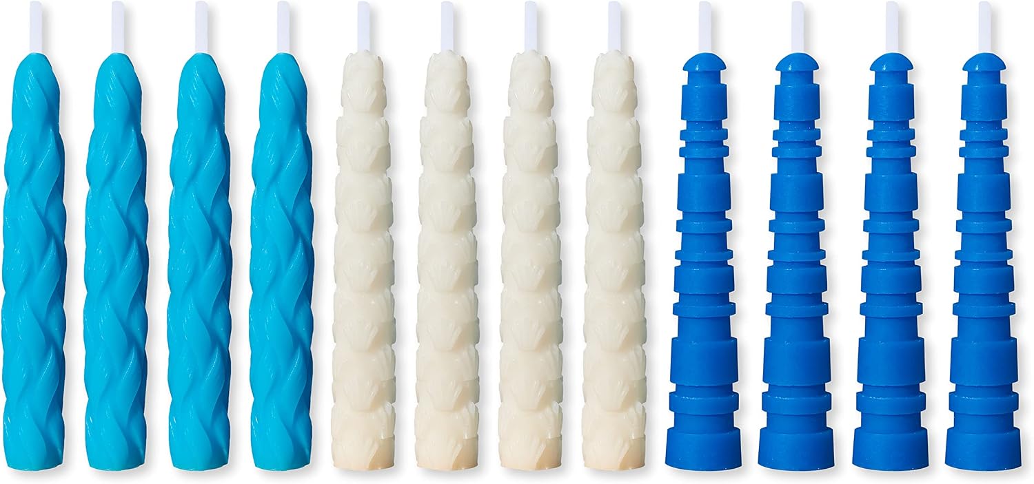 Papyrus Birthday Candles, Aqua (12-Count)