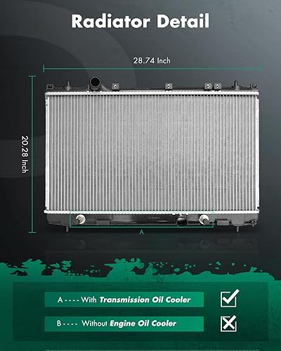 Miniatura 2 de SCITOO 2362 Radiador apto para 2000-2002 para Chrysler para Neon 2.0L 2002-2005 para D-o-d-g-e para Neon 2.0L 2005 para D-o-d-g-e para SX 2.0 2.0L