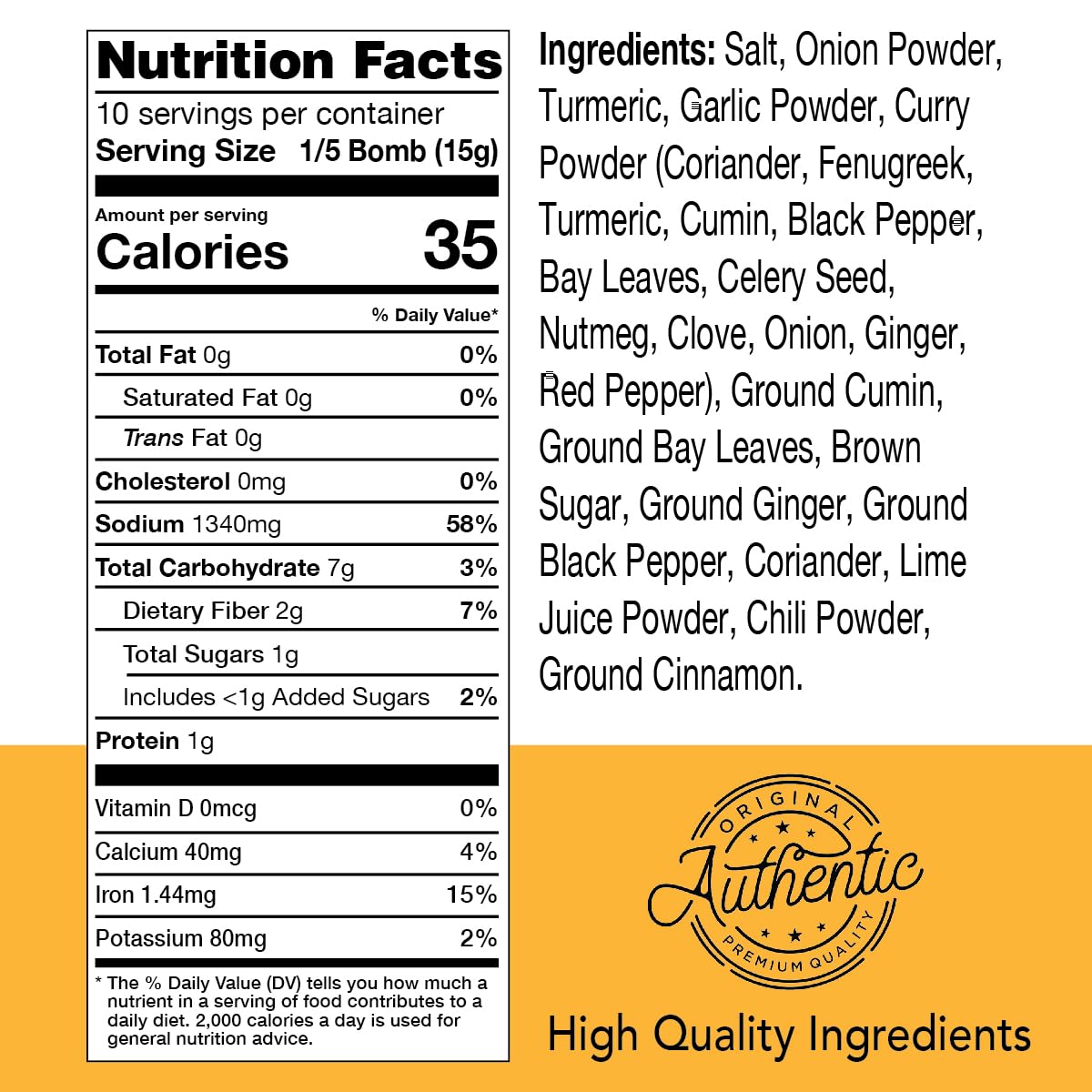 Curry Bombs, Delicious Spice Rich in Traditional Flavor, Pre-Measured Seasonings blended with Authentic Spices and Herbs. Vegan Friendly (2 Curry Bombs Per Jar) (3-Jars)