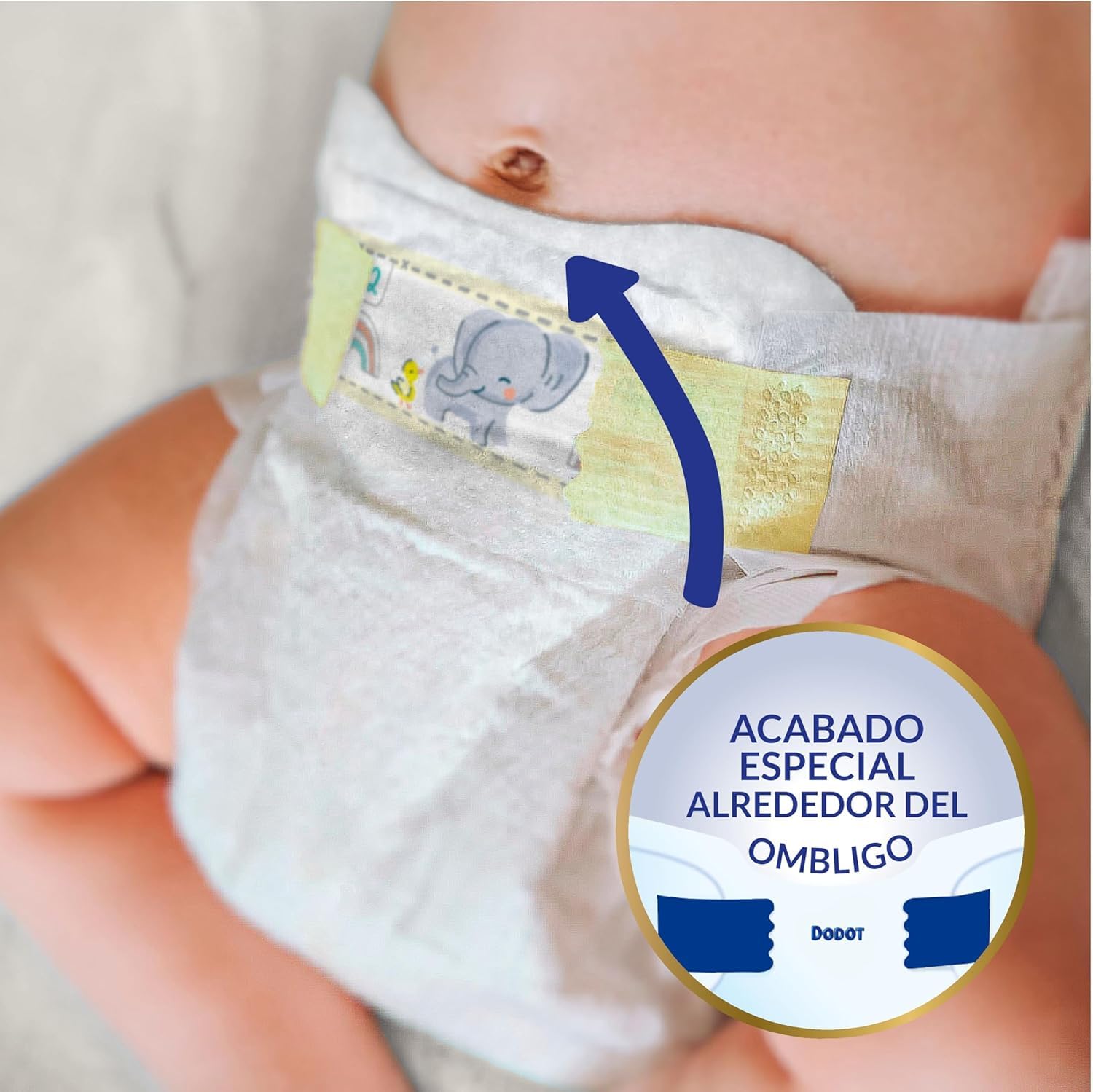 Dodot Pañales Bebé Sensitive Talla 2 (4-8 kg), 174 Unidades, Protección de la Piel Recién Nacido, Ultra Suaves, Indicador de Humedad, Barrera Anti Fugas, Testados Dermatológicamente