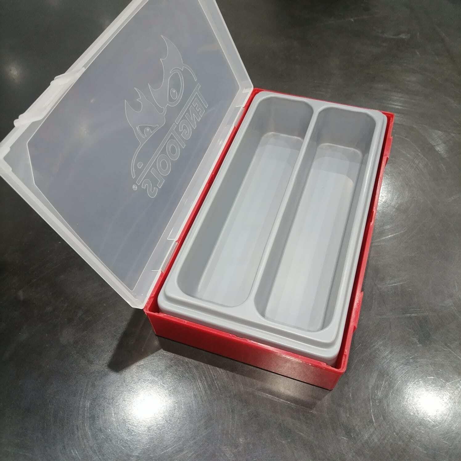 Teng Tools Empty Storage Tray With 2 Compartments - TT02, Silver