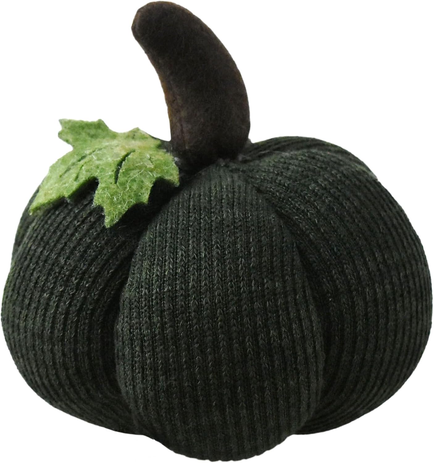 Homeford Fabric Weighted Pumpkin Decoration, 4-inch, White