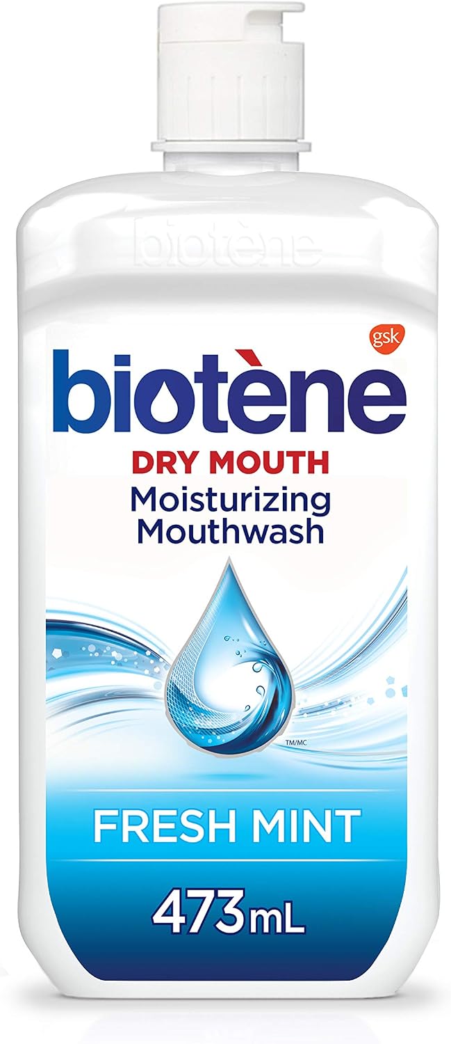 Biotene Dry Mouth Moisturizing Mouthwash Fresh Mint, 473ml