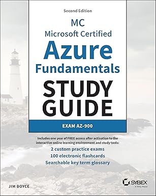 MC Microsoft Certified Azure Fundamentals Study Guide: Exam AZ-900 (Sybex Study Guide) book cover