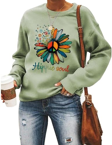 Amazon.com: YourTops Sudadera hippie Soul para mujer : Ropa, Zapatos y  Joyería