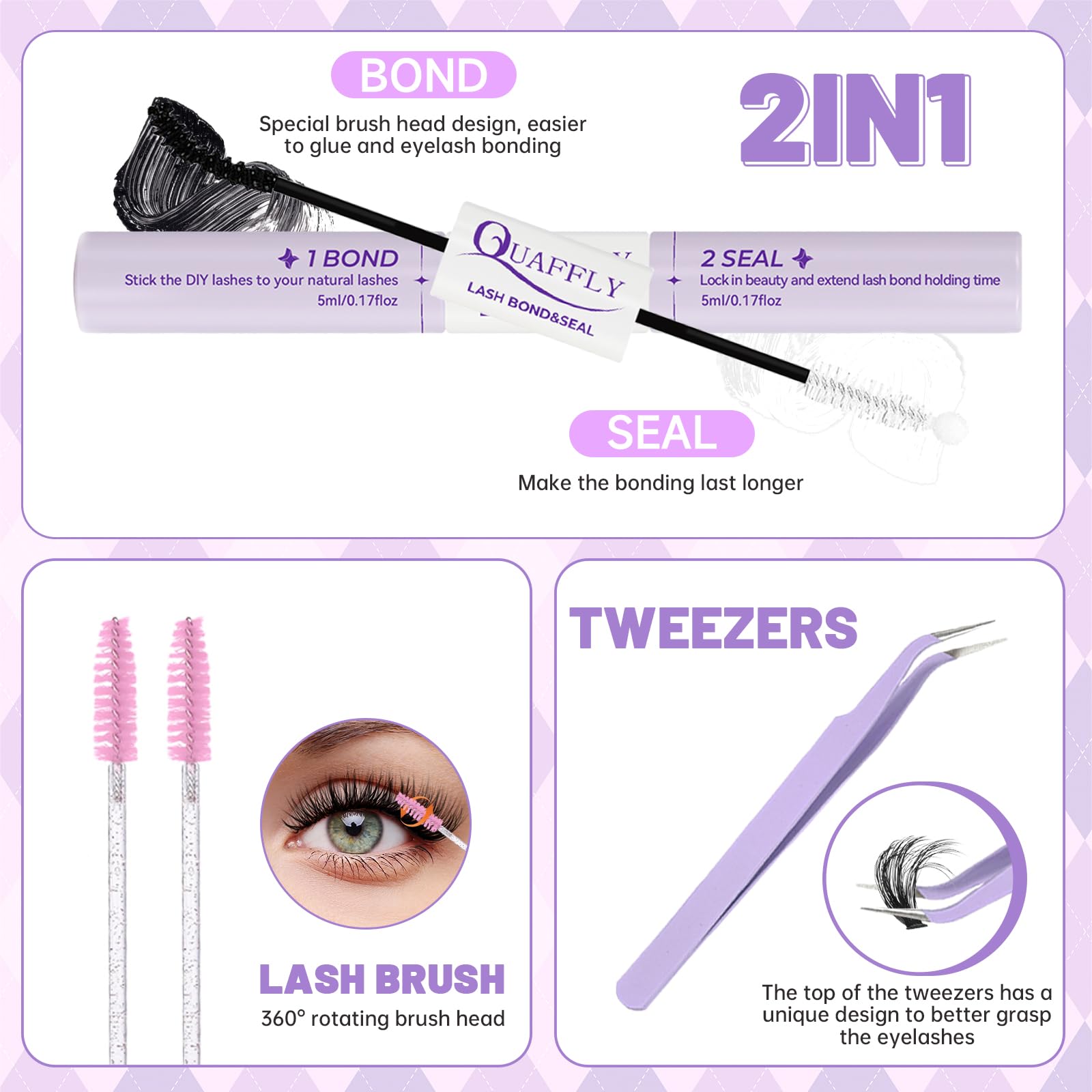 DIY Lash Extension Kit - Volume Lashes & Spikes -7
