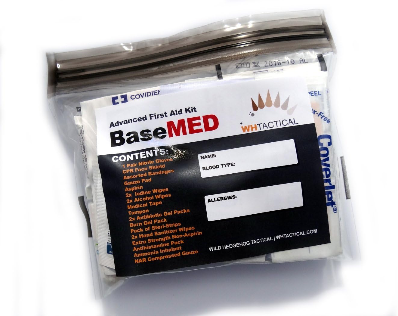 Wild Hedgehog Tactical BaseMED Advanced First Aid Kit