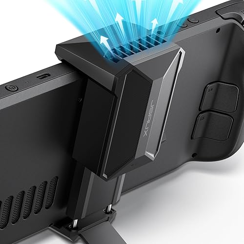 JSAUX Ventilador de refrigeración para cubierta de vapor, enfriador innovador con soporte compatible con Steam Deck OLED-GP0201
