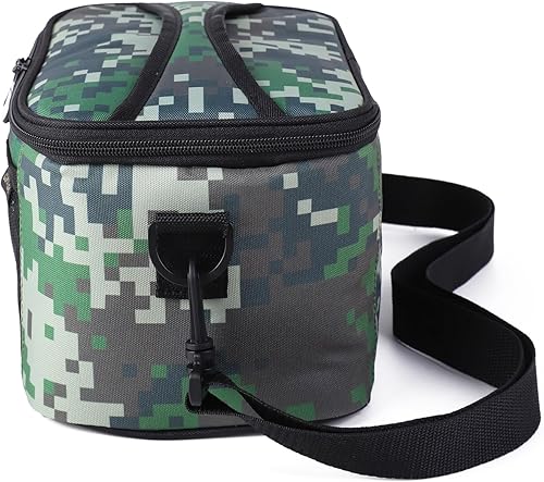 Miniatura 4 de ONTESY Lonchera pequeña con aislamiento térmico, portátil, suave, pequeña, hielera para hombres, mujeres, niños, niñas, niños, reutilizable, con