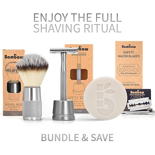 Miniatura 6 de Afeitadora con cuchillas de doble filo de seguridad., Plateado