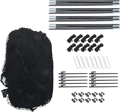 Miniatura 2 de findmall Jaula de bateo de béisbol y sóftbol resistente, red portátil de práctica, para entrenamiento de bateo en el patio trasero con bolsa de