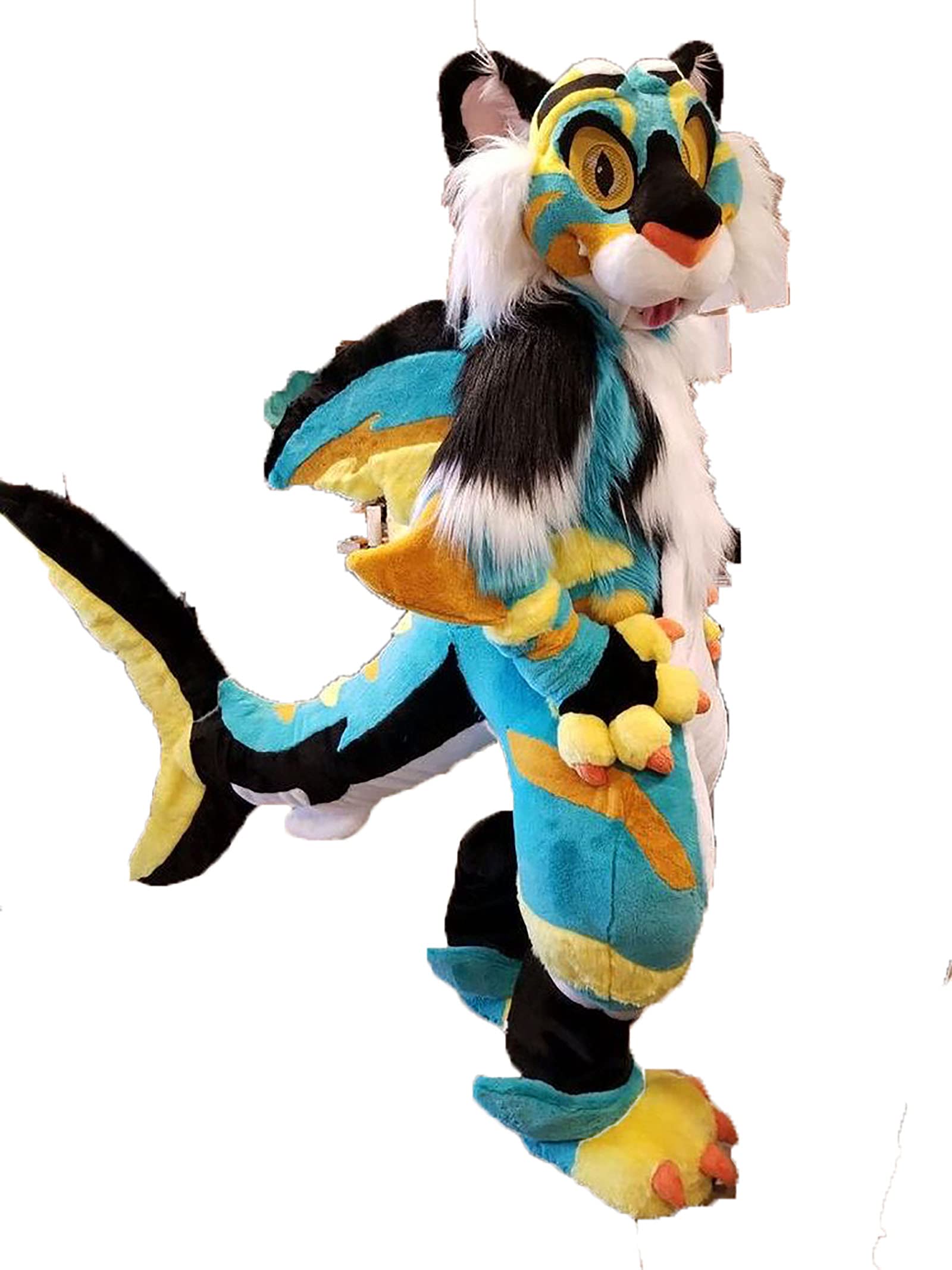Amazon.com: Kemono Eyes Tiger Fish Plantigrade Bodysuit