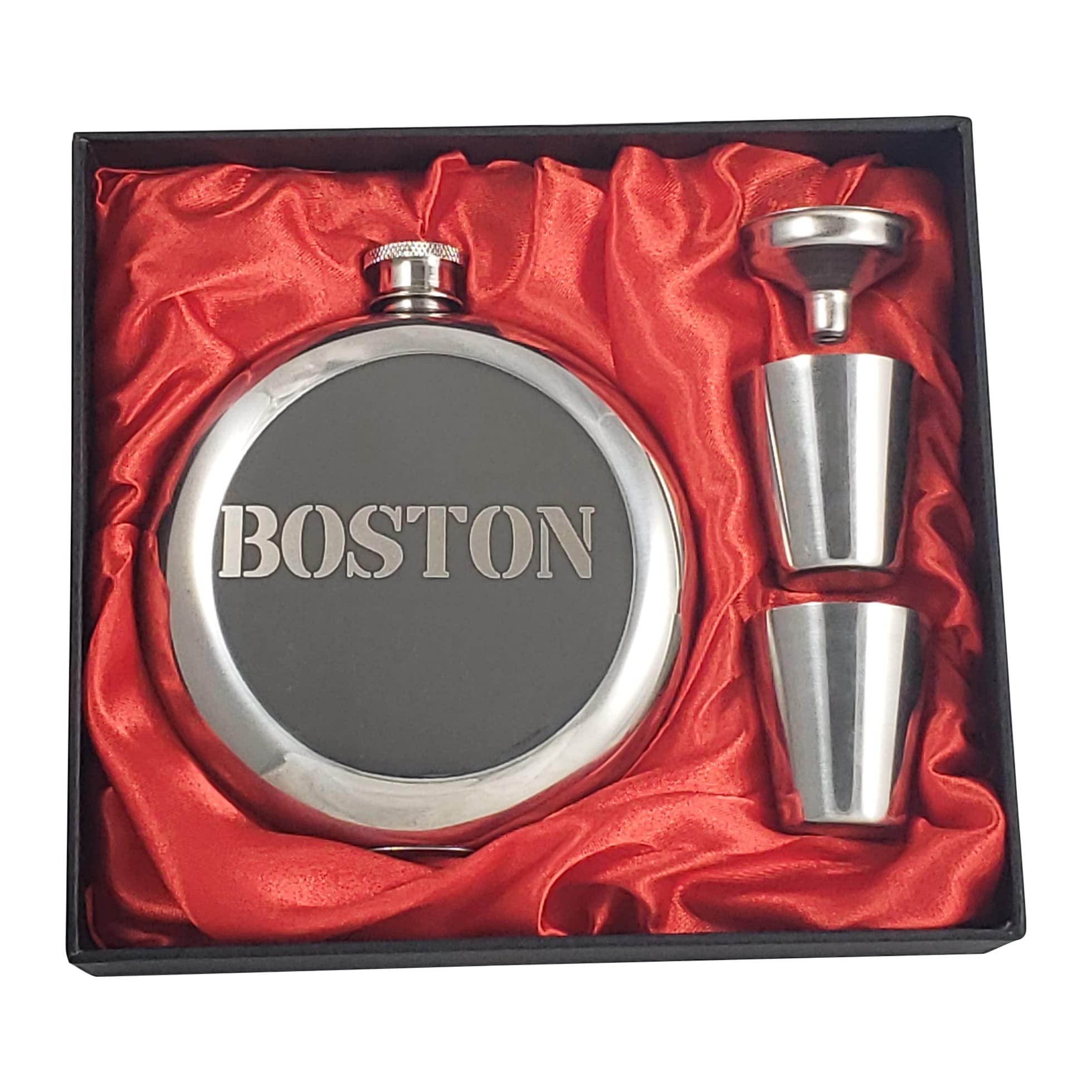 Boston Flask Gift Set