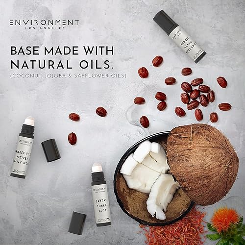 Miniatura 3 de AMBIENTE Inspirado en el perfume de diseñador LHomme Perfume Roll-on de 0.3 fl oz (Petitgrain  Clavel  Cedro Blanco) Fragancia de aceite corporal,