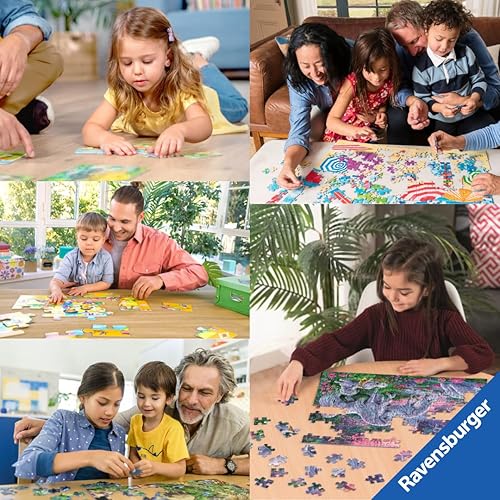 Miniatura 5 de Ravensburger Rompecabezas de globos de nieve de Disney, 1000 piezas, apto para adultos, tecnología única Softclick  Acabado vibrante y mate