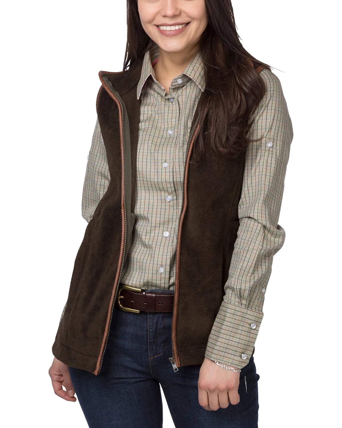 Rydale Ladies Harpham Fleece Bodywarmer Olive