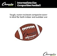 Vista 6 de Champion Sports Intermediate Comp Series Football (Brown)