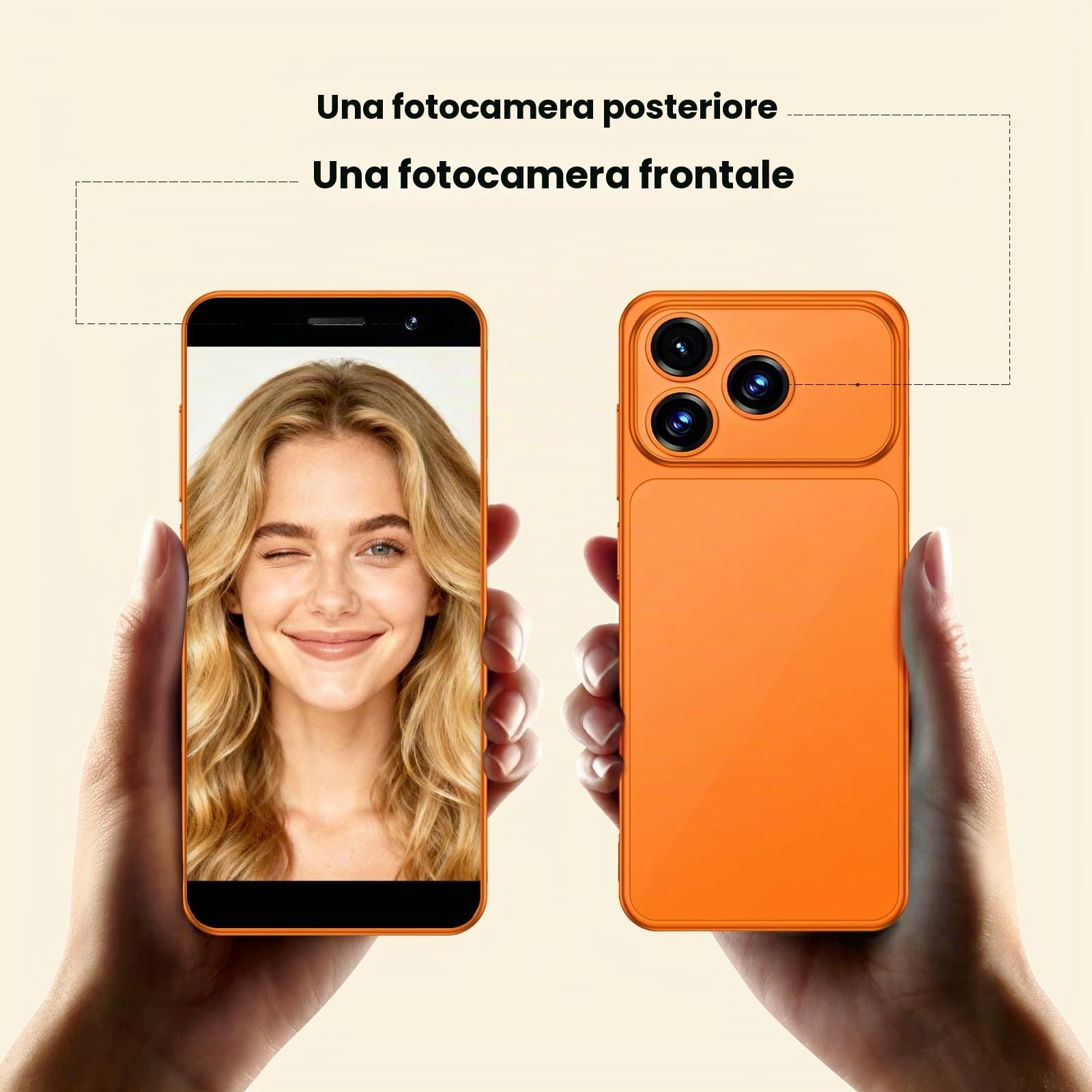 Sblocca telefono cellulare, schermo da 5,0 pollici, 2 GB RAM + 16 GB ROM/TF 128 GB, doppia fotocamera, supporta 4G LTE FDD TDD, doppia SIM card adatta per principianti. (oro)