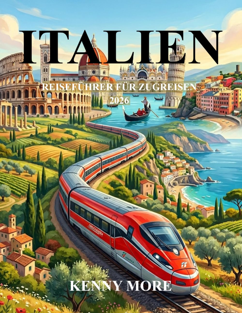 ITALIEN REISEFÜHRER FÜR ZUGREISEN 2026: Der perfekte Reiseführer für Erstbesucher: Routen, Panoramastrecken, Tickets, Städte, Karten und Insider-Tipps