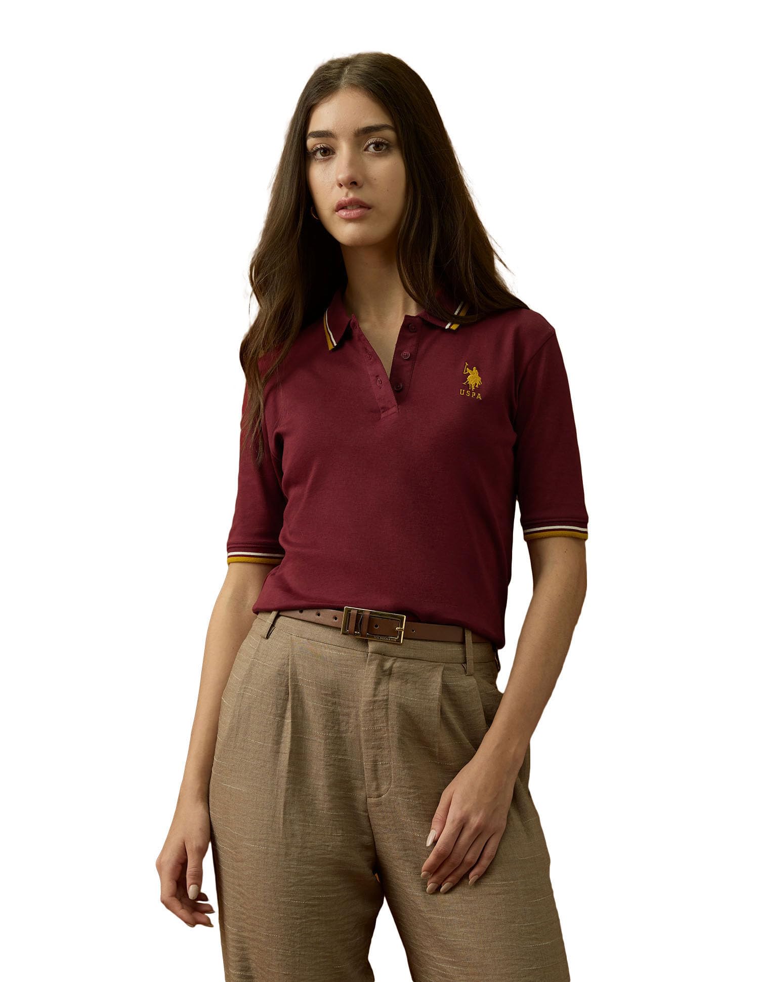 u.s. polo assn. Women's Regular Fit Polo Shirt (UWAW25PTS442-picture-13