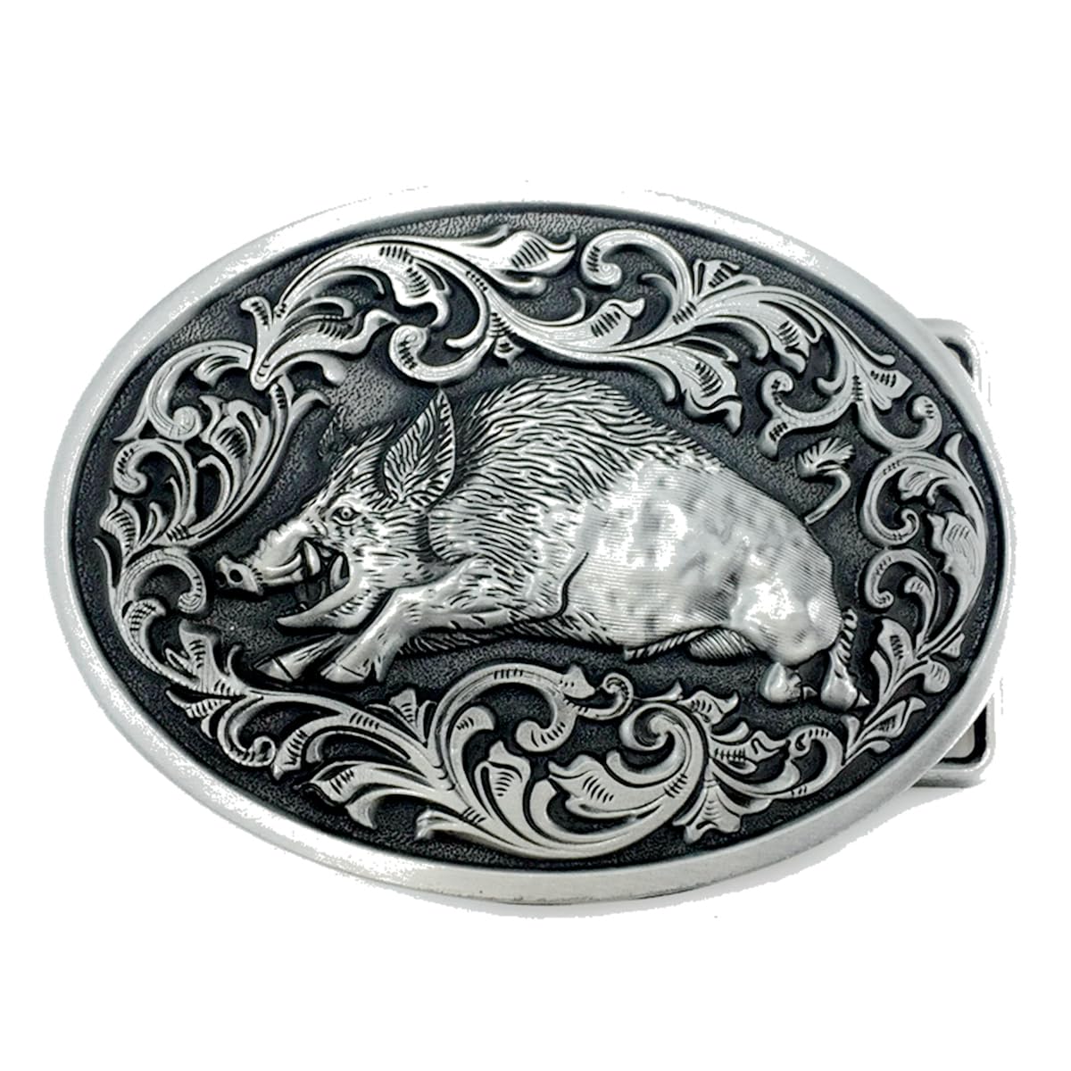 Cl&J Bb Unisex Brown Hog Pig Belt Buckle Wild Animal Western Cowboy Cowgirl Native American Motorcyclist (Hog4s)