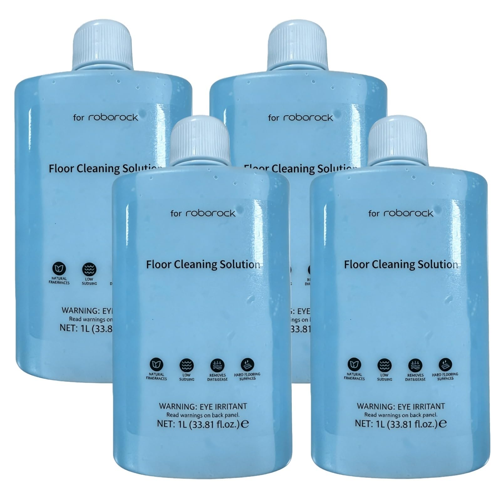 Solución for La Limpieza De Suelos, Limpiador De Suelos Duros Multisuperficie, Compatible Con Roborock Robot Aspirador, for Fregar Y Aspirar En Húmedo/seco, 1L, 33.8 Fl. Oz.